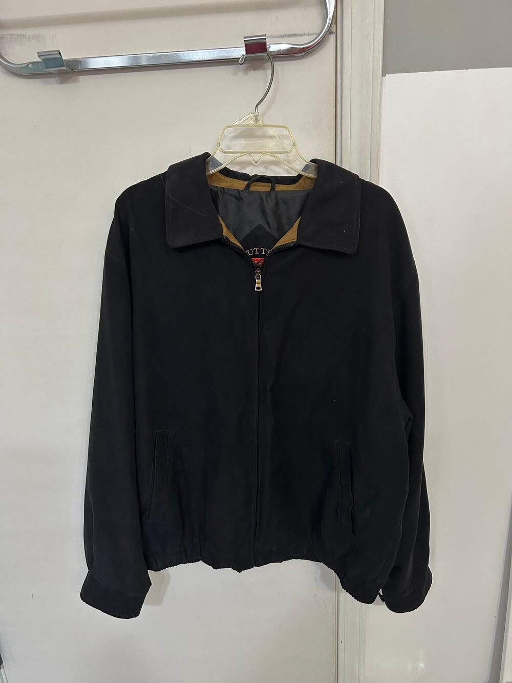 Cutter & Buck Black Suede Jacket size XL